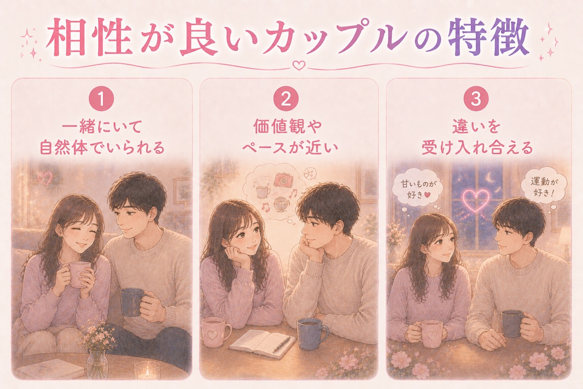 相性が良いカップルの特徴