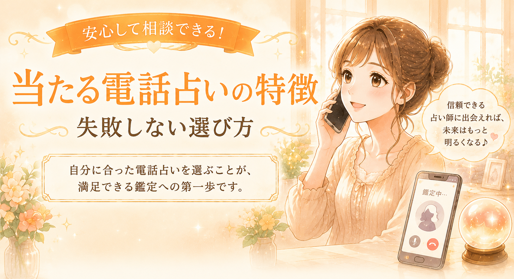 当たる電話占いの特徴｜失敗しない選び方