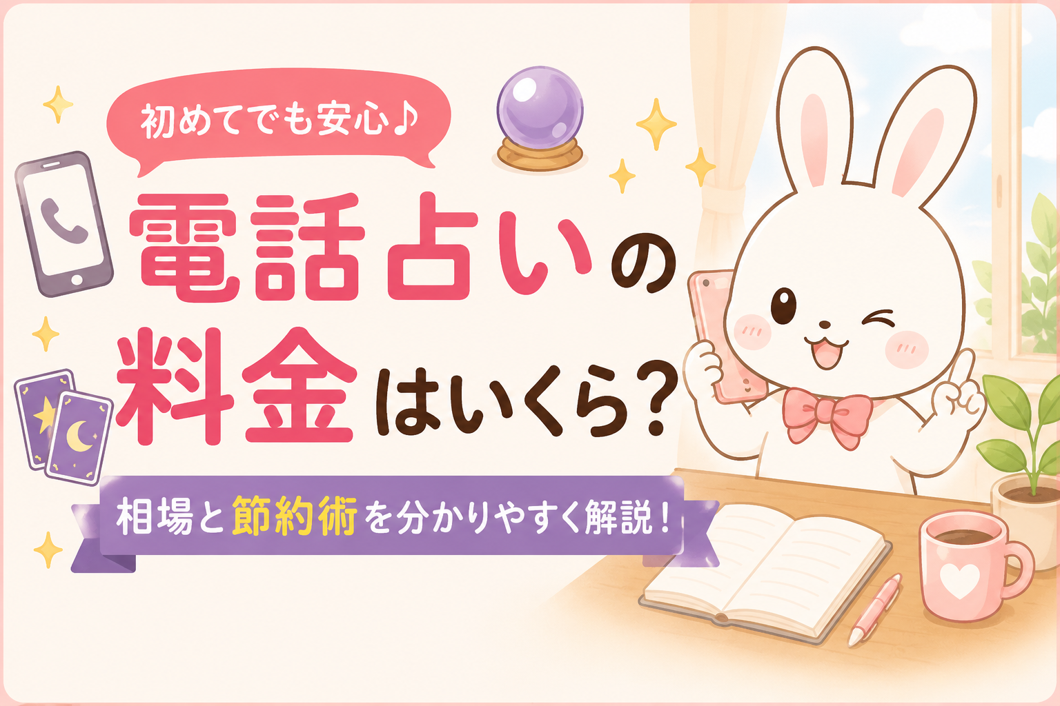 電話占いの料金はいくら？相場と節約術