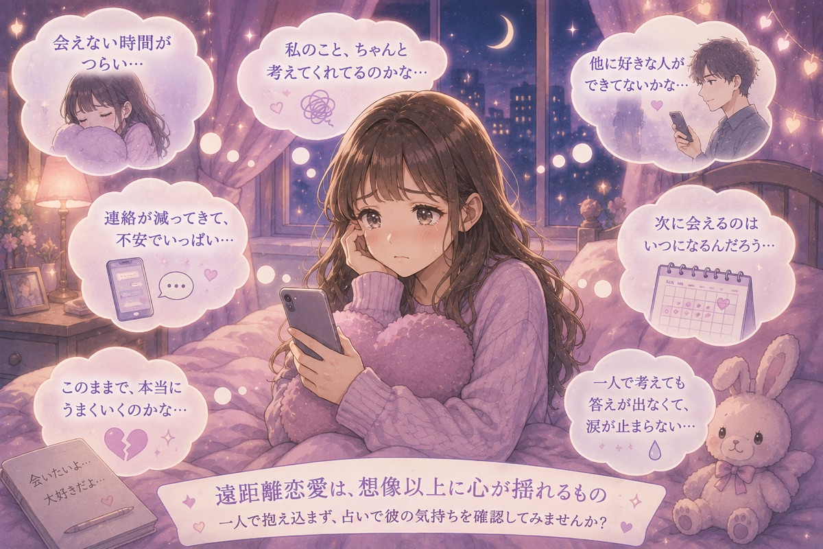 遠距離恋愛で不安になるのはなぜ？