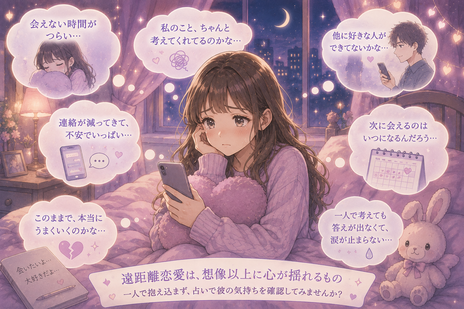 遠距離恋愛で不安になるのはなぜ？