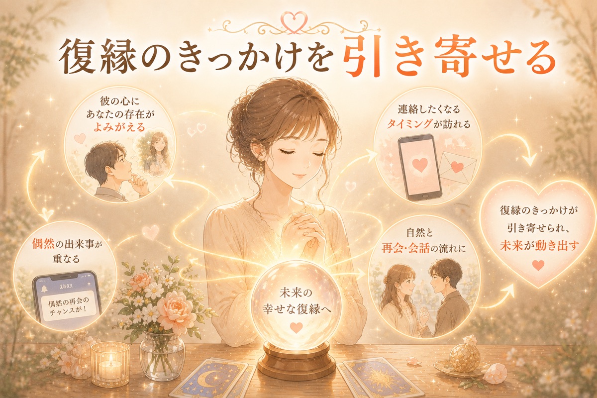 復縁のきっかけを引き寄せるためにできること