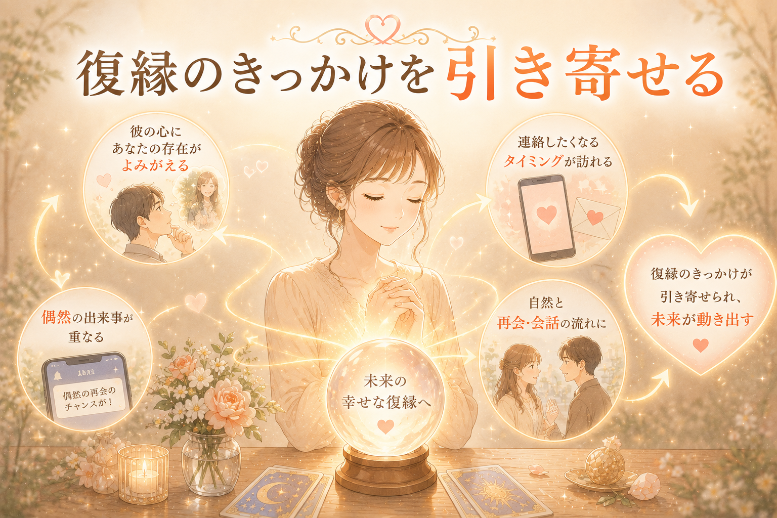 復縁のきっかけを引き寄せるためにできること