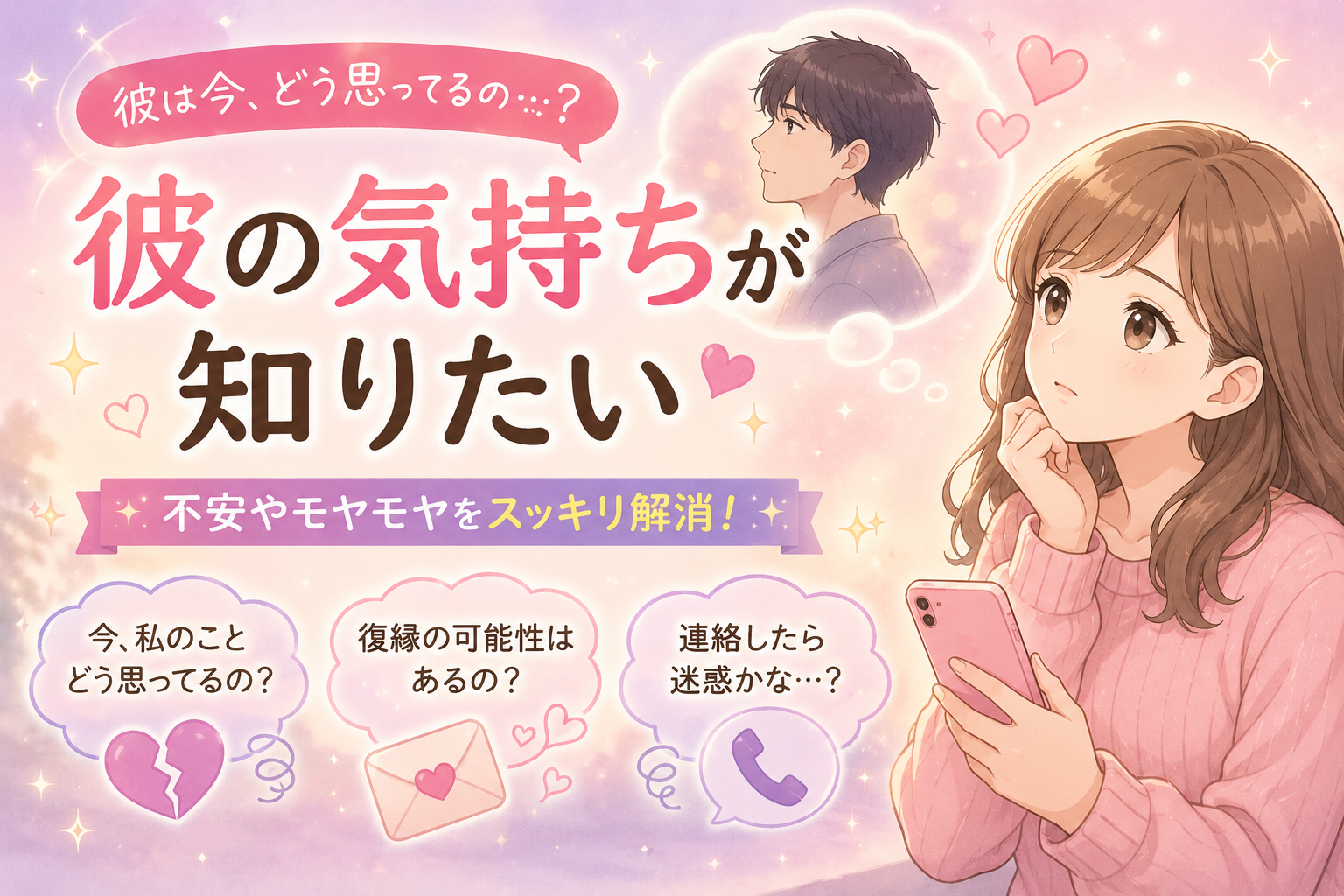 彼の気持ちが知りたい｜電話占いで分かる5つのこと