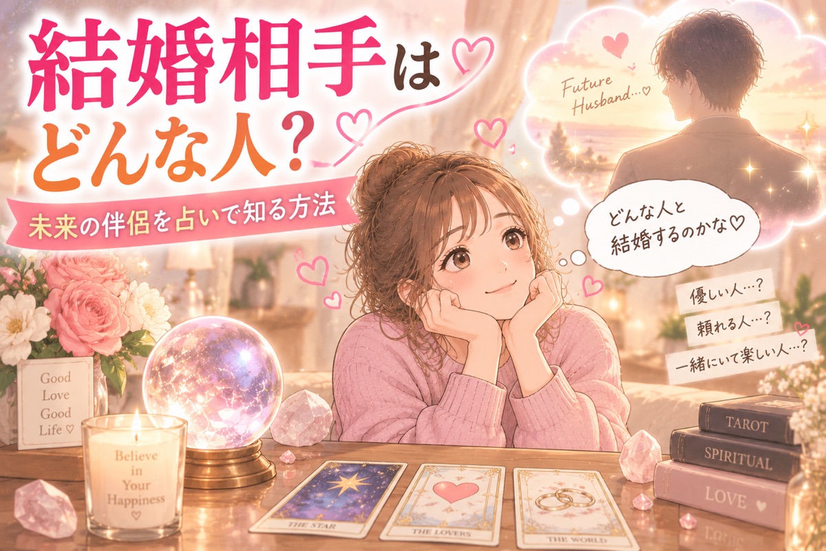 結婚相手はどんな人？未来の伴侶を占いで知る方法