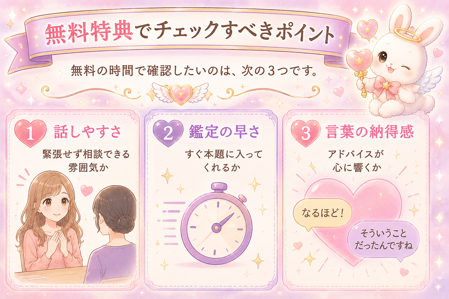 無料特典でチェックすべきポイント