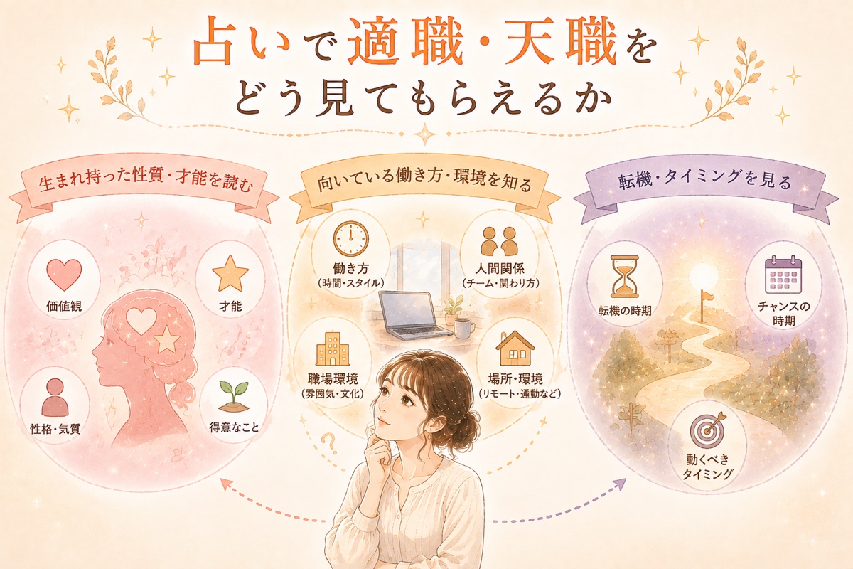 占いで適職・天職を知る方法
