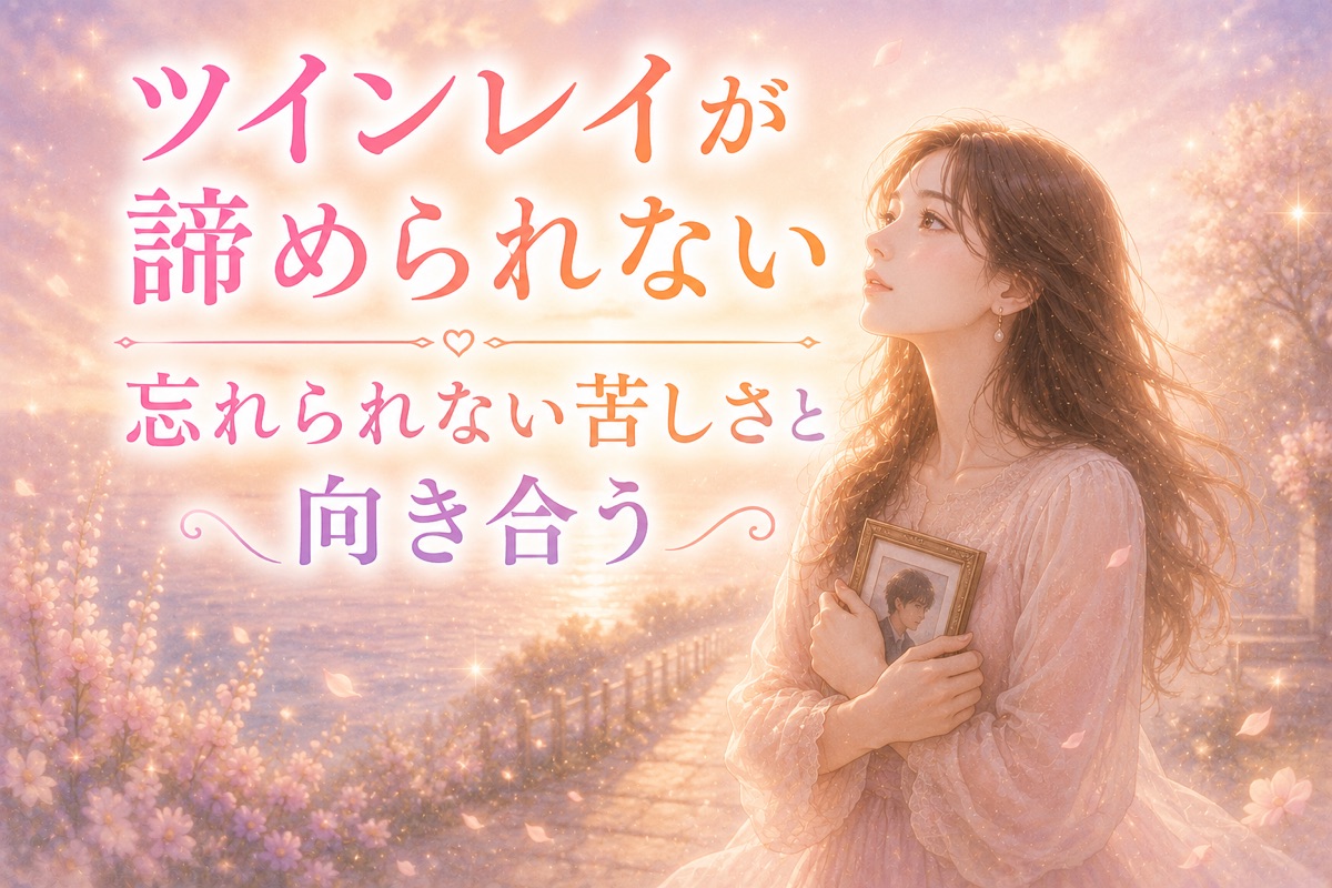 ツインレイが諦められない｜忘れられない苦しさと向き合う