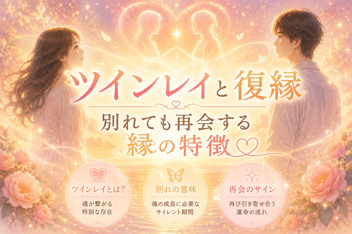 ツインレイと復縁｜別れても再会する縁の特徴