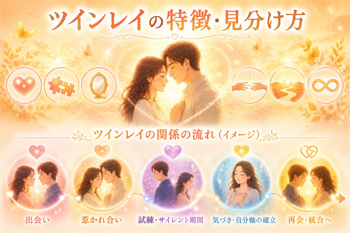 ツインレイの特徴と関係の流れ