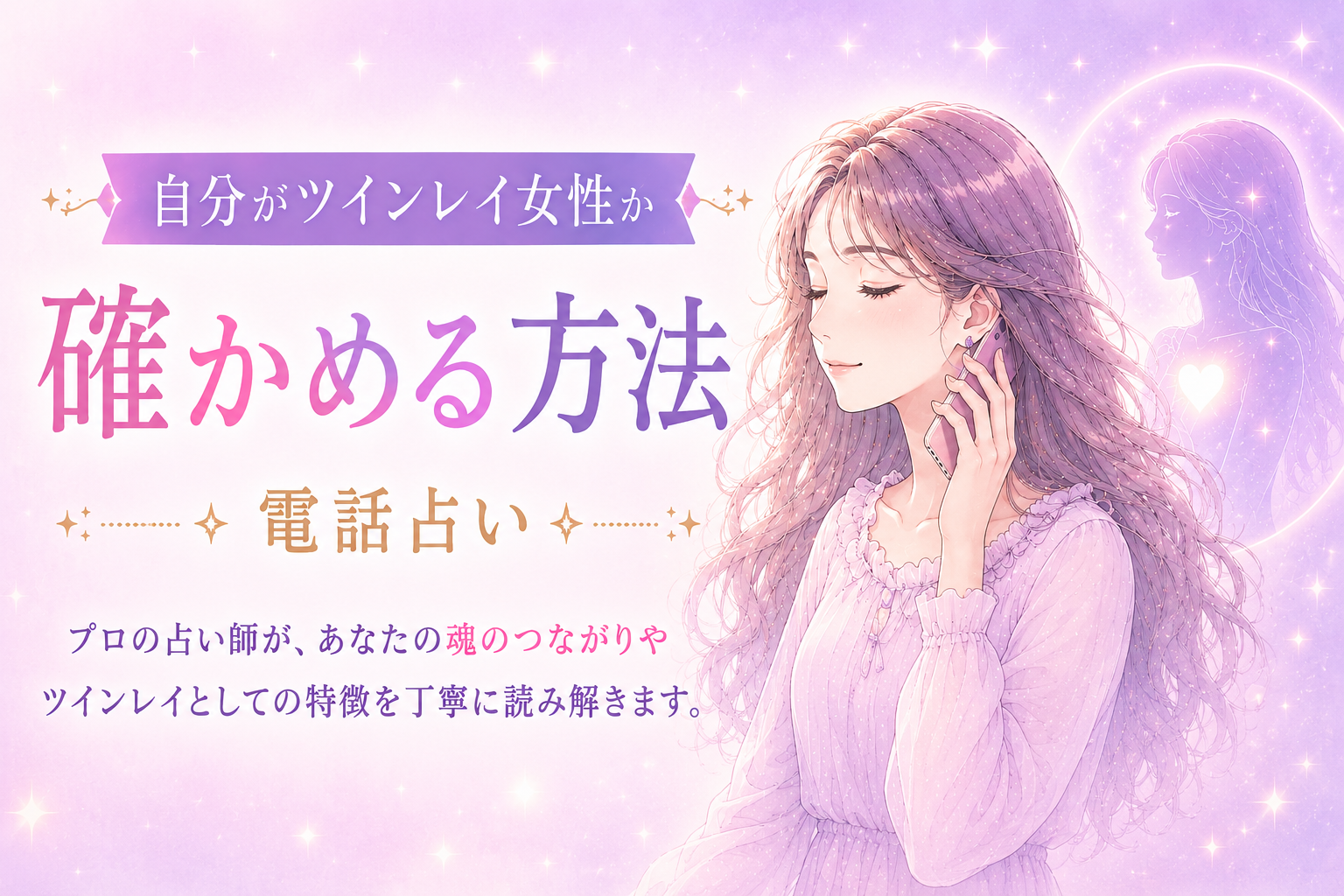 自分がツインレイ女性か確かめる方法