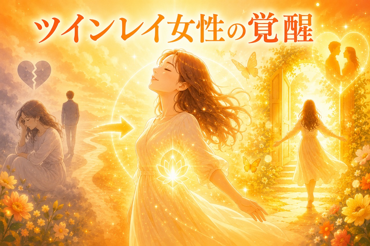 ツインレイ女性の覚醒|前兆と覚醒後に起こる変化