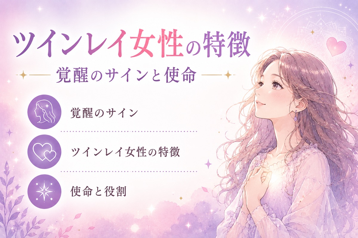 ツインレイ女性の特徴｜覚醒のサインと使命