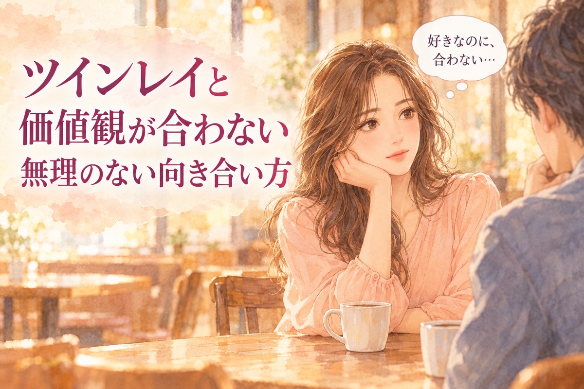 ツインレイと価値観が合わない｜無理のない向き合い方