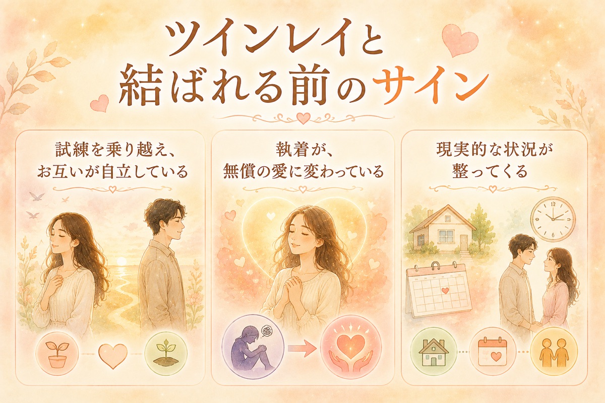ツインレイと結ばれる前のサイン