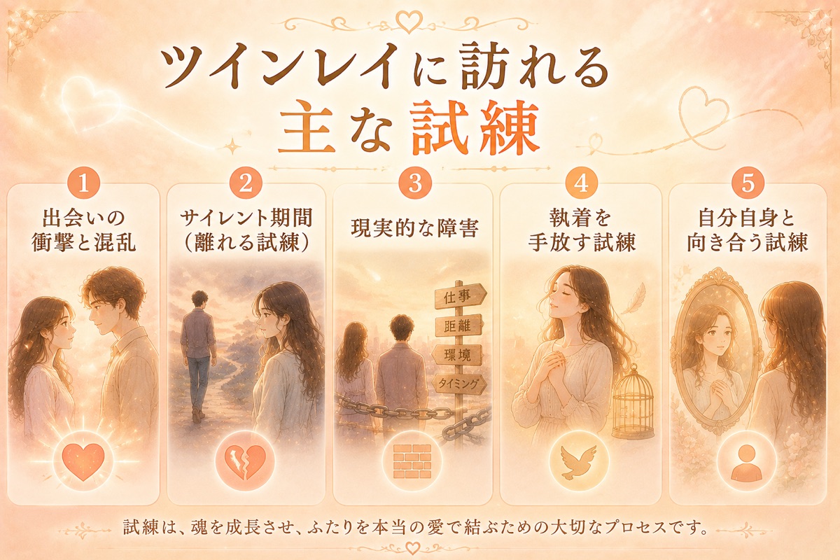 ツインレイに訪れる主な試練