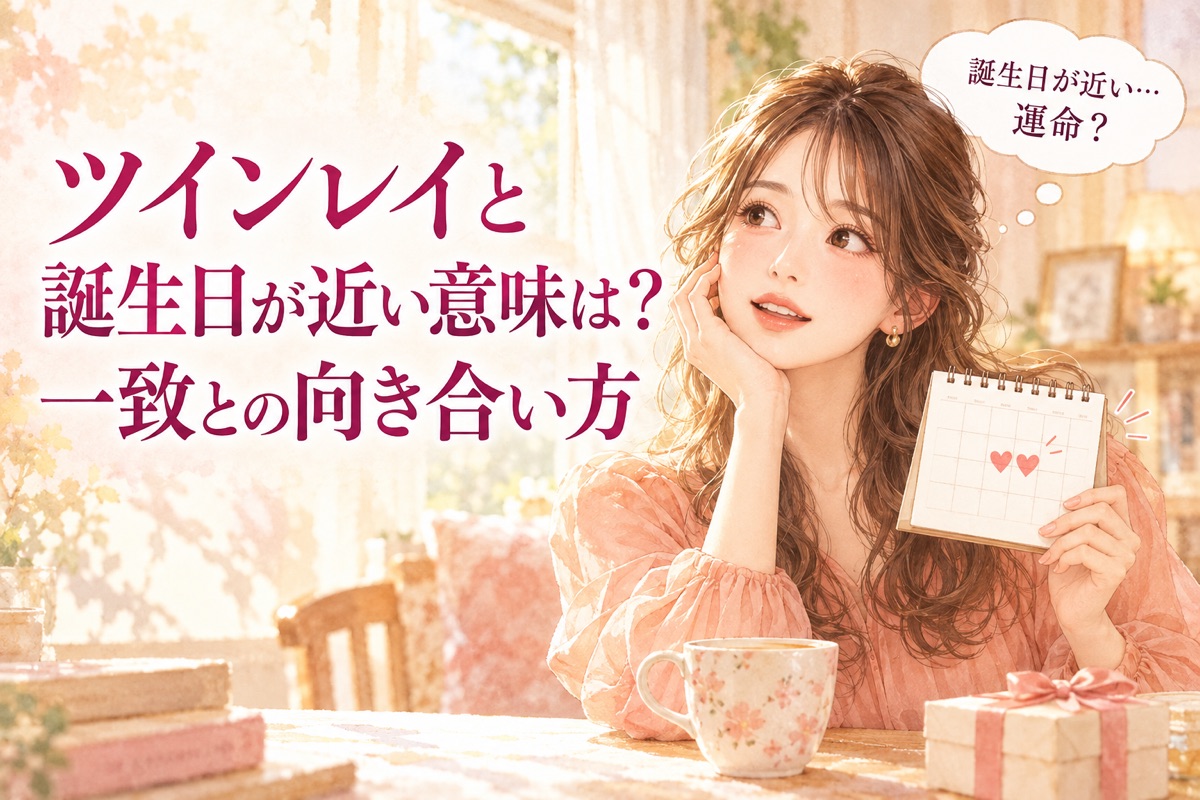 ツインレイと誕生日が近い意味は？一致との向き合い方