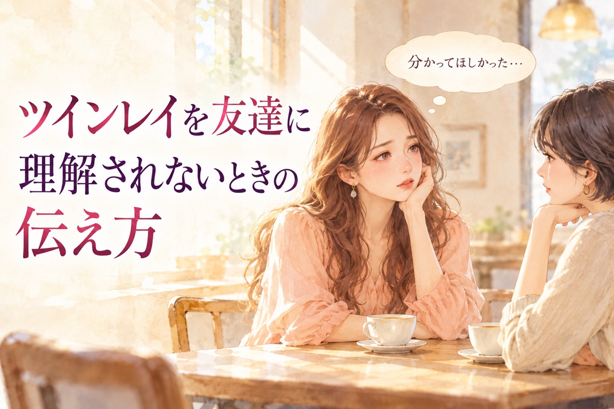ツインレイを友達に理解されないときの伝え方